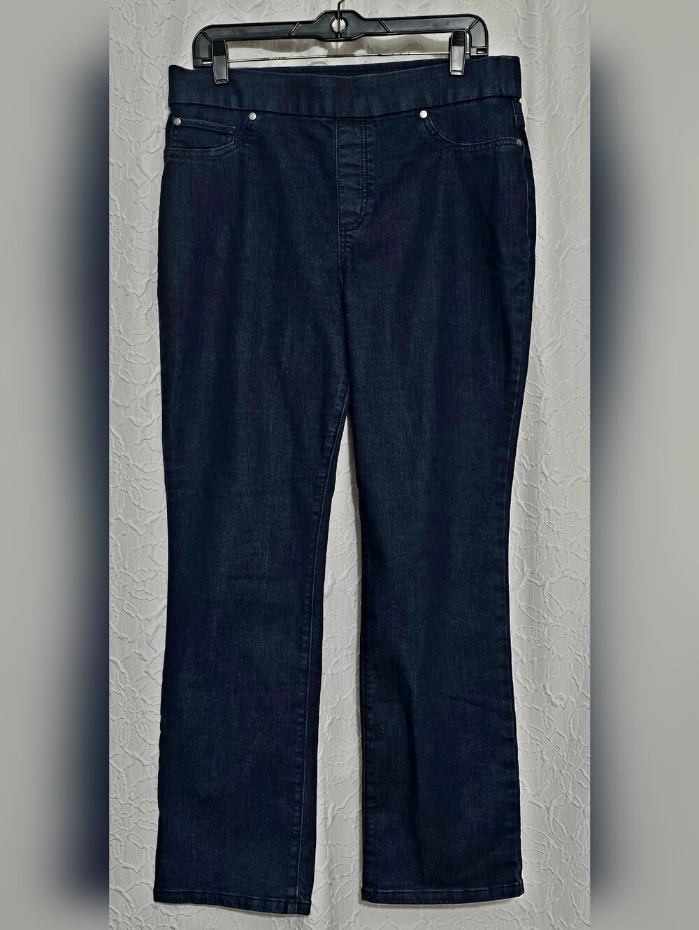 Kim Rogers Tummy Control Super Stretch Straight Size 12 Short Blue Jeans